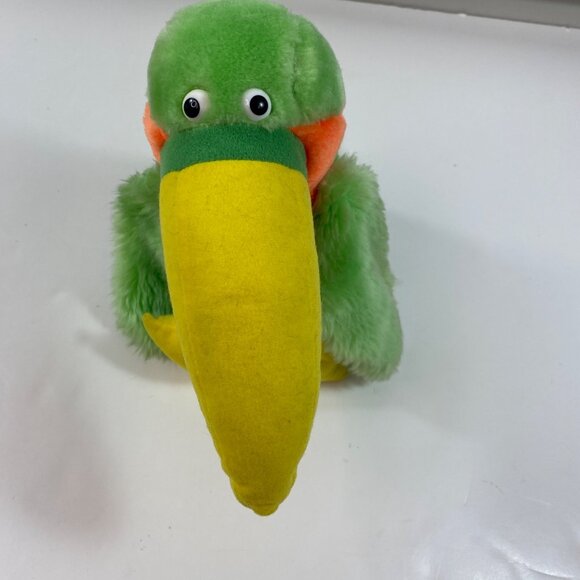 Dole 1983 Bananimal Toucan Plush Stuffed Animal Stuffie Green Yellow Advertising - Picture 9 of 16